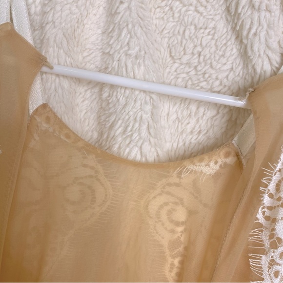 Luxxel White Lace Fit & Flare Dress - Picture 3 of 4